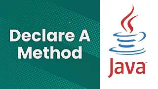 Declare A Method Java Tutorial