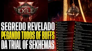 Trial of Sekhemas: Como Pegar TODOS os BUFFS e Passar MUITO Fácil! - Path of Exile 2