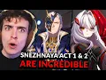 Snezhnaya is INSANE Snezhnaya Act 1 2 Archon Quest 7 0 FULL REACTION Genshin Impact
