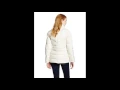 Larry Levine Women s Down Jacket with Removable Faux Fur Trim Hood Ivory Medium