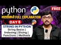 Day 05 String in Python Indexing Slicing String Methods Explained Full Guide