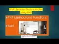 Lesson 6 Methods Functions and isset