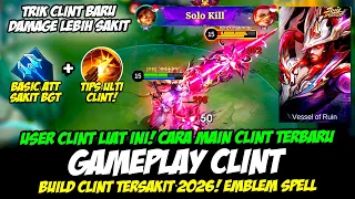 USER GOLD LIAT INI❗TIPS MAIN CLINT TERBARU + CARA JAGO CLINT❗BUILD CLINT TERSAKIT 2026❗GLOBAL CLINT
