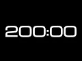 200 Minute Countdown Timer NO SOUND