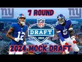 Full 7-Round 2024 New York Giants Mock Draft