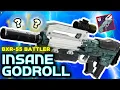 The CRAFTED BXR-55 BATTLER REPLACES MINI-TOOL PvE Godroll Guide Destiny 2 Season of the Plunder