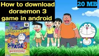 20 mb download new doraemon 3 official open world game in android 100 proof with gameplay