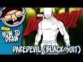 How to Draw BLACK SUIT DAREDEVIL Netflix Daredevil Season 1 Narrated Easy Step-by-Step Tutorial