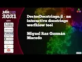 DoctorDocstrings jl - an interactive docstrings worfklow tool Miguel Raz Guzman JuliaCon2021