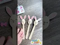 Adorable Easter Bunny Spoon Craft Easy Fun DIY for Kids