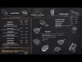 Entrees TV Diner Menu