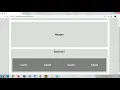 How to create a layout with HTML CSS using Float
