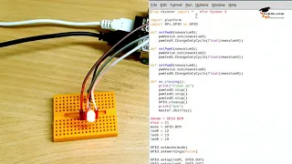 Courses on Raspberry PI Python GUI in Python Physical Computing