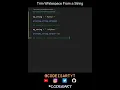 Trim Whitespace From a String in Python Python Examples Python Coding Tutorial PythonInterview