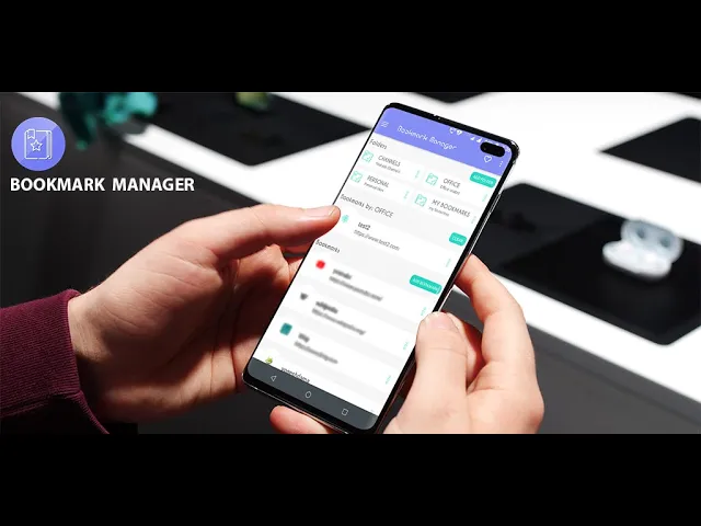 Bookmark Manager app for Android