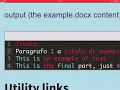 Grab text from Word with Python