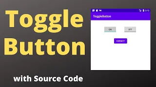 Toggle Button in Android Studio with Source Code Hindi