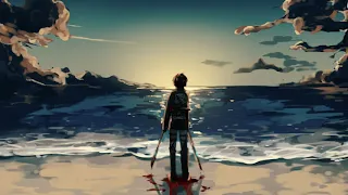 attack on d by hiroyuki sawano but youre eren being existential at the beach slowed reverbed 