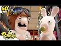 Download Lagu The rabbits are locked in... How to escape? | RABBIDS INVASION 🐰 | 1H Compilation | Cartoon for kids