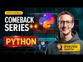 Python Comeback Series Zero to Job-Ready Journey Lecture 1
