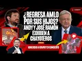 Regresa AMLO por sus hijos Andy y Jose Ramon exhiben a chayoteros Abucheos a Chapoy en concierto