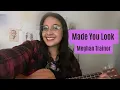 Download Lagu Made You Look - Meghan Trainor (ukulele cover by Tanya) #shorts