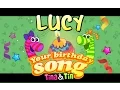 Download Lagu Tina\u0026Tin Happy Birthday LUCY (Personalized Songs For Kids) #PersonalizedSongs