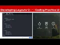 Coding Practice 12 Developing Layouts-2 Portfolio Website Work Done Section