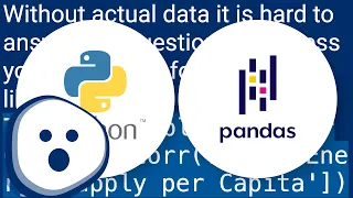Use corr to get the correlation between two columns