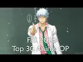 Lagu My Top 30 Anime Openings of Fall 2025 (v1)