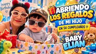 ABRIENDO los REGALOS de CUMPLEAÑOS de ELIAN 🎉 (¡Se sorprendió con este!)