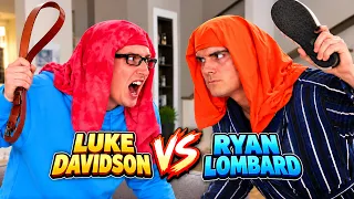 Luke Davidson vs Ryan Lombard! Try Not To Laugh Funny Shorts Compilation 2026