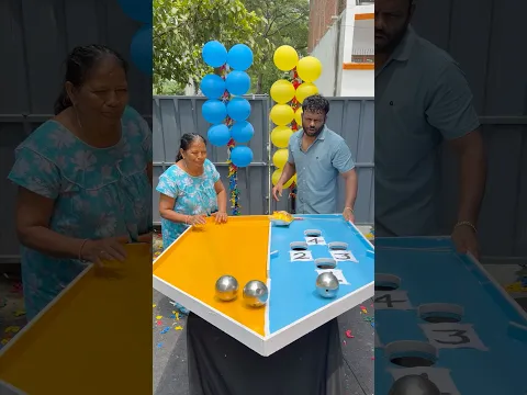 Who Can Pop More Balloons? 😱 Mom vs Son! #shorts