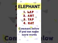 How many words you can make word game