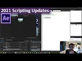 After Effects Scripting Tutorial 2021 Scripting Updates