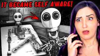 a robot woke up and asked where his skin was 