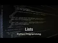Introduction to Python - Lesson 5