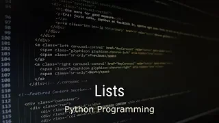 Introduction to Python - Lesson 5