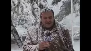 الثلوج في عجلون   تقرير خاص محمد سالم القضاة   ثلوج عجلون      دندنها