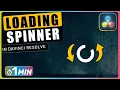 How to Create a LOADING SPINNER in Davinci Resolve