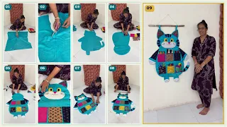 Cat-Shaped Wall Organizer That Turns Everyday Storage Into Playful Home Decor