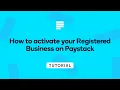 How to activate your Registered Business on Paystack