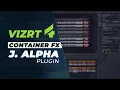 Vizrt 4 Container FX Jitter Alpha Plugin Tutorial