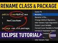 How to Rename Class and Package in Eclipse IDE Java Refactor Tutorial kaise rename karein class