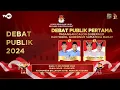Lagu DEBAT PUBLIK PERTAMA PASANGAN CALON GUBERNUR DAN WAKIL GUBERNUR SUMATERA BARAT PEMILIHAN TAHUN 2024
