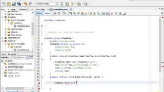 Adding two complex numbers in Java