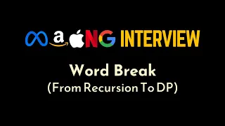 Word Break Evolving from Recursion to Dynamic Programming Geekific