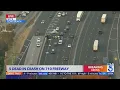 Fatal multi-vehicle crash closes northbound 710 Freeway in Long Beach