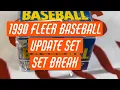 1990 Fleer Baseball Cards Update Set Break Frank Thomas Rookie Nolan Ryan Cards Full Set Break