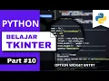 Python TKINTER Option Widget Entry Tutorial Python Visual Studio Code Untuk Pemula